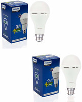 PHILIPS 9W Rechargeable Emergency Inverter led bulb 4 hrs Bulb Emergency Light(White)