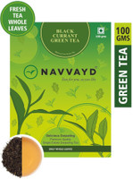 Navvayd Blackcurrant Green Tea, Darjeeling Green Tea, 100 Gms 40 Cups Blackcurrant Green Tea Pouch(100 g)