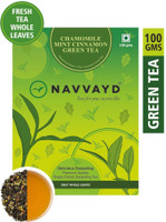 Navvayd Chamomile Mint Cinnamon Green Tea, Darjeeling Green Tea Chamomile Green Tea Pouch(100 g)