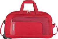 AMERICAN TOURISTER CAMP WHEEL DUFFLE 65cm - RED Duffel With Wheels (Strolley)