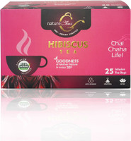 Nature Chai Hibiscus Tea (50 gm Each/ Pack of 3 Box - Contain 25 Dip pouches each) Hibiscus Herbal Tea Bags Box(150 g)