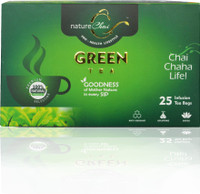 Nature Chai Green Tea (50 gm Each/ Pack of 3 Box - Contain 25 Dip pouches each) Green Tea Bags Box(150 g)