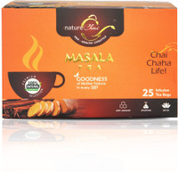 Nature Chai Masala Tea (50 gm Each/ Pack of 1 Box - Contain 25 Dip pouches each) Spices Tea Bags Box(50 g)