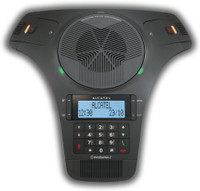 Alcatel Conference 1500 Analogue conferencing Phone with 2 Detachable DECT Wireless Microphones Cordless Landline Phone(Black)
