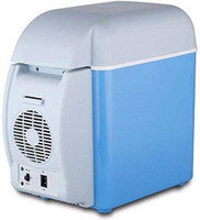 Shelzi SH_7 Mini Travel Fridge Portable Cooler Freezer 7.5 L Compact Refrigerator(Multicolor)