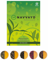 Navvayd Floral Green Tea Sampler Pack, 20 Gms Chamomile Green Tea Pouch(100 g)