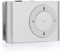 ulfat Mini Rechargeable Shuffle MP3 Player With SD Card Slot Shuffle Design Rechargeable MP3 Player Suitable For Smartphones MP3 Player/ipod 32 GB MP3 Player 32 GB MP3 Player(Silver, 1 Display)
