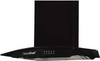 Greenchef CUR7399 Wall Mounted Chimney(Black 1000 CMH)