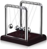 RVM Toys Newton's Cradle Steel Balance Ball Physics / Science Fun Small Size(Silver)