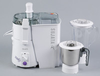 Sujata POWERMATIC PLUS 900 W 900 Juicer Mixer Grinder (2 Jars, White)