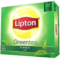 Lipton Green Tea, Classic (100 Tea Bags) - 150g Mint Green Tea Bags Box(150 g)