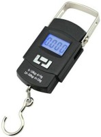 S D STORE 50Kg Portable Electronic Digital LCD Pocket Weighing Hanging Scale Weighing Scale(Black)