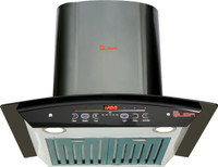 Quba 4515 Wall Mounted Chimney(Silver 1050 CMH)