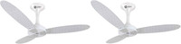 Orient Electric Cyril 1200 mm 3 Blade Ceiling Fan(Pearl White-Silver, Pack of 2)