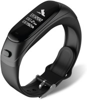 Soulfit Sonic V08 Fitness Smart Band(Black Strap, Size : Regular)