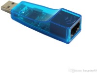 Ever Forever USB 2.0 to Fast Ethernet 10/100 RJ45 Network LAN Adapter Card USB Adapter(Blue)