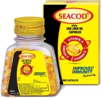 seacod Cod liver Oil Capsules (Improve Immunity), 110 Cap(110 No)