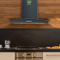 Faber Hood Tratto Plus BK LTW 60 (110.0330.304) Wall Mounted Chimney(Black 1000 CMH)