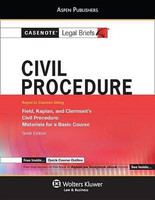 Casenote Legal Briefs for Civil Procedure, Keyed to Field, Kaplan and Clermont(English, Electronic book text, Casenote Legal Briefs)