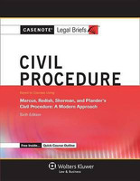 Casenote Legal Briefs for Civil Procedure, Keyed to Marcus, Redish, Sherman, and Pfander(English, Electronic book text, Casenote Legal Briefs)