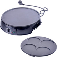WONDERCHEF Electric Double-Sided Dosa Maker(Black)