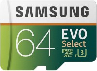 SAMSUNG Evo Select 64 GB MicroSDXC Class 10 100 MB/s  Memory Card