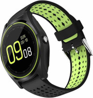 SMART 4G Android 4G calling Smart Mobile watch Smartwatch(Green Strap, Free)