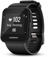 GARMIN Rubber 35 Watch (Black) Smartwatch(Black Strap, M)