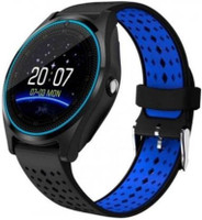 SMART 4G Android 4G calling Smart Mobile watch Smartwatch(Blue Strap, Free)
