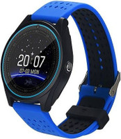 SMART 4G Android mobile 4G watch with pedometer Smartwatch(Blue Strap, Free)