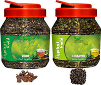 Byahut Gold Cloves Organic Tea and Black Pepper Green Tea Black Pepper, Cloves Green Tea Mason Jar(400 g)