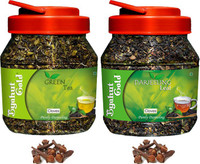Byahut Gold Cloves Green Tea and Cloves Darjeeling Leaf Cloves Green Tea Mason Jar(400 g)