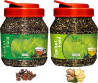 Byahut Gold Cloves Organic Tea and Tulsi Ginger Green Tea Ginger, Tulsi, Cloves Green Tea Mason Jar(400 g)