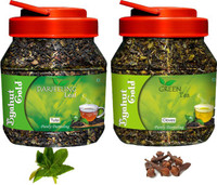 Byahut Gold Tulsi Darjeeling Leaf and Cloves Green Tea Tulsi, Cloves Green Tea Mason Jar(400 g)
