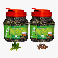 Byahut Gold Tulsi & Cloves Combo Darjeeling Leaf Tulsi, Cloves Green Tea Mason Jar(400 g)