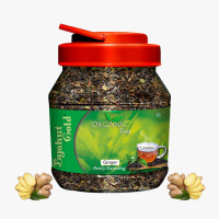Byahut Gold Ginger Organic Tea Ginger Green Tea Mason Jar(200 g)