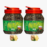Byahut Gold Ginger Organic Tea Ginger Green Tea Mason Jar(400 g)