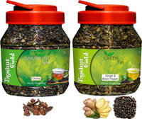 Byahut Gold Cloves Darjeeling Leaf and Ginger Black Pepper Green Tea Ginger, Black Pepper, Cloves Green Tea Mason Jar(400 g)