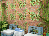 Oren Empower Paper, Vinyl Classics Brown, Green Wallpaper(L x W: 330 cm x 45 cm)