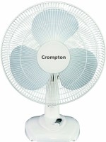 CROMPTON CM99181 450 mm 3 Blade Table Fan(White, Blue, Pack of 1)
