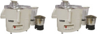 GIXOO NEW GH5 500 Juicer Mixer Grinder (PACK OF 2) 500 Juicer Mixer Grinder (2 Jars, White)