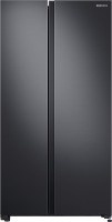 SAMSUNG 700 L Frost Free Side by Side Refrigerator(Gentle Black Matt, RS72R5011B4/TL)