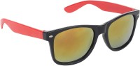 Zyaden Wayfarer Sunglasses(For Men & Women, Golden, Green)
