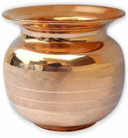 M&V CRAFT PURE M&V CRAFT PURE COPPER PLAIN DESIGN LOTA-KALASH |1000 ML| POOJA TEMPLE, Water Storage Good Health Benefit Yoga Ayurveda Healing, BEST QUALITY PRODUCT FEATURE :- HEIGHT :- 11 CM, CAPACITY :- 1000 ML, MATERIAL :- PURE COPPER, DESIGN ;- LINING, TYPE:- POOJA LOTA, Copper Kalash(Height: 7 i