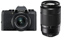 FUJIFILM X-T100 Mirrorless Camera Dual Kit with 15-45mm + 50-230mm Lens Kit(Black)