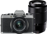 FUJIFILM X Series X-T100 Mirrorless Camera Dual Kit with 15-45mm + 50-230mm Lens Kit(Silver, Black)