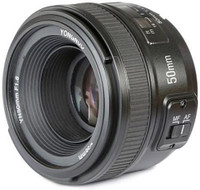 Yongnuo YN 50mm f/1.8 for Nikon F  Lens(Black, 50 mm)