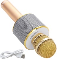 little monkey SUPPER MIC QUAILITY DYNAMIC SOUND Bluetooth Handheld Karaoke WIRELESS(Gold)