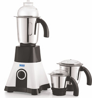 Boss E-Series E204 ,750 Watt Mixer Grinder with 3 Jars 750 Mixer Grinder (3 Jars, Black)
