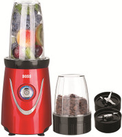 BOSS Nutri Pro 550 Watts Juicer Mixer Grinder Blender, 2-Jars, Red 550 Juicer Mixer Grinder (2 Jars, Red)